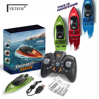 805 Mini RC Boat Radio Remote Controlled One-Button Shift Sportsman Specialty Products