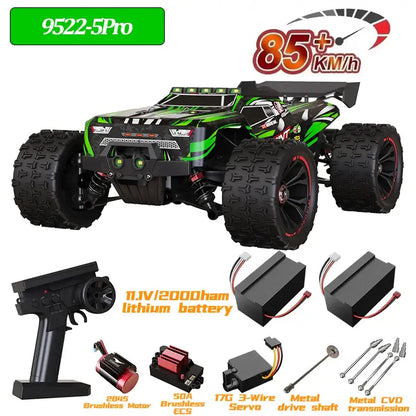9522 PRO 85KMH High speed RC Car Brushless Four-wheel Drive with remote control and accessories