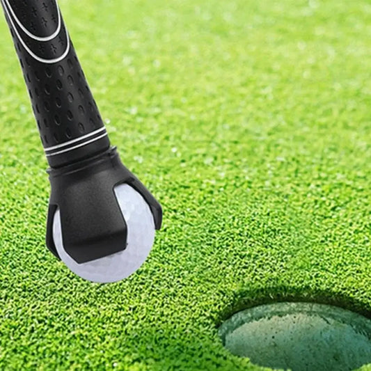 Golf Balls Picker Ball Pick up Clamp Rubber Zinc AlloyEffortlessly retrieve golf balls from the course or range with this durable ball picker. Featuring a reliable clamp mechanism and reinforced rubber grip, it minimizes bending and strain during collecti