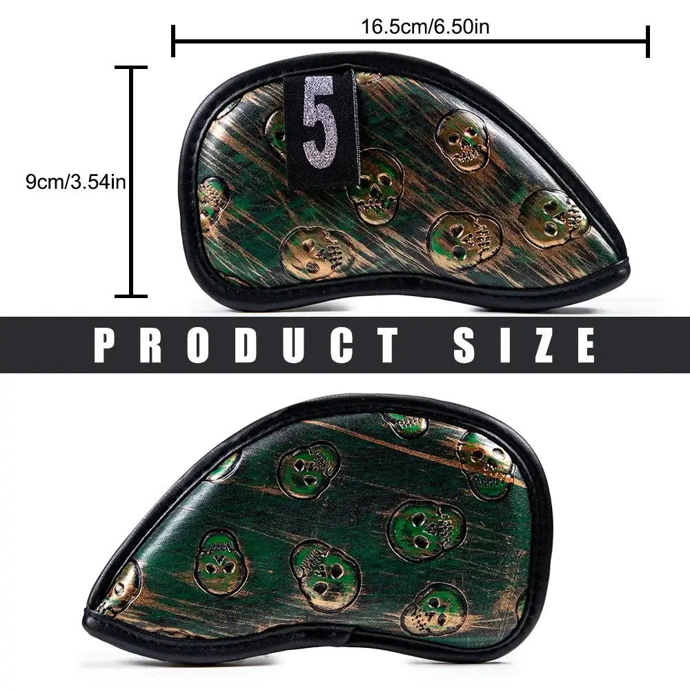 skull golf iron headcover 12x Skull Golf Iron Headcover