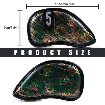 skull golf iron headcover 12x Skull Golf Iron Headcover