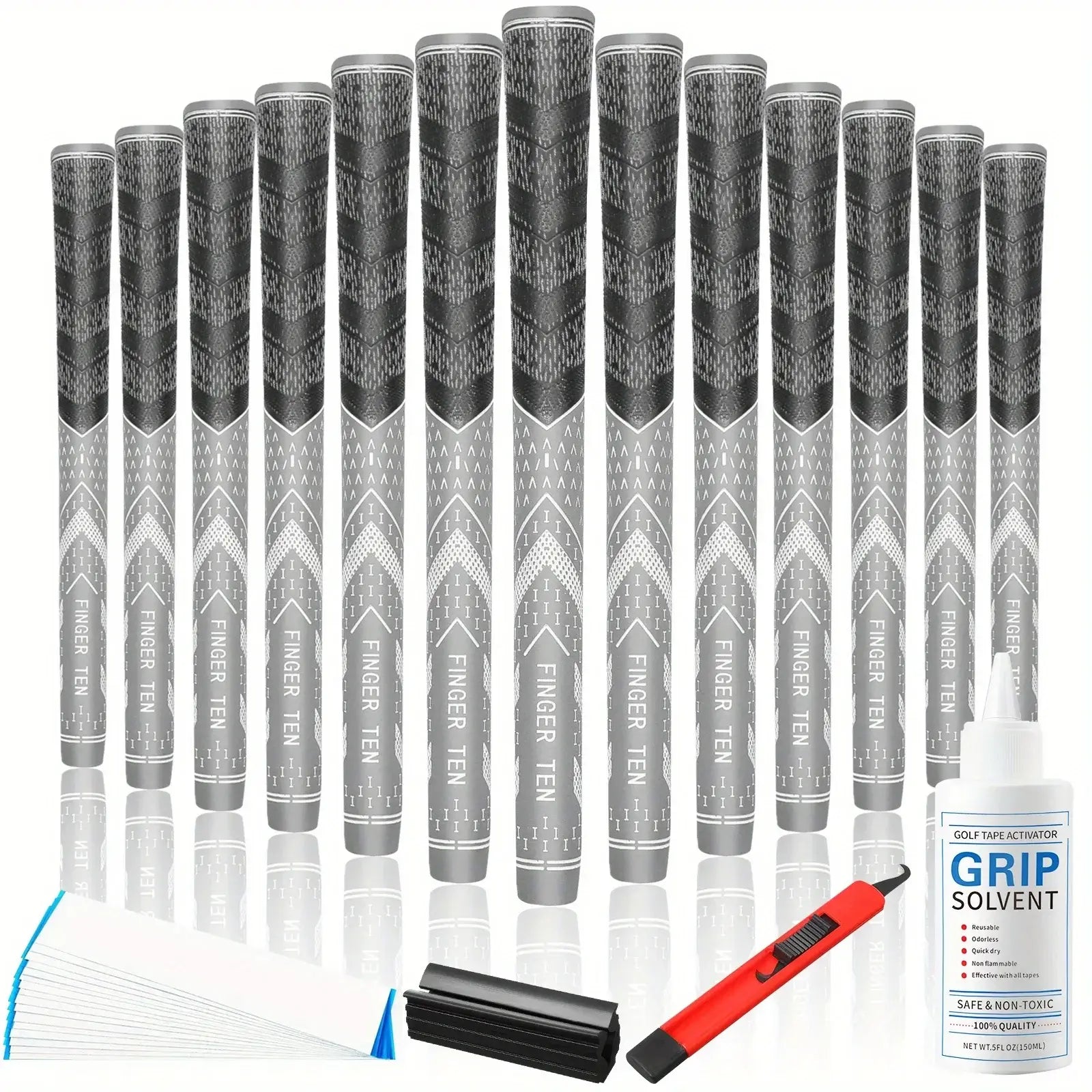 13 Golf Club Standard Grips/Medium Corded Rubber Multi-Purpose Sportsman Specialty Products