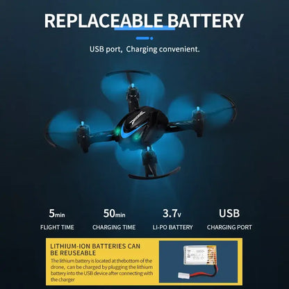 JJRC H48 Mini Drone Children's RC Toy Quadcopter UFO Infrared Sportsman Specialty Products