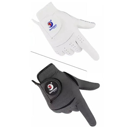 1Pair Men's Golf Gloves Microfiber Cloth Soft Fit Sport Grip Sportsman Specialty Products