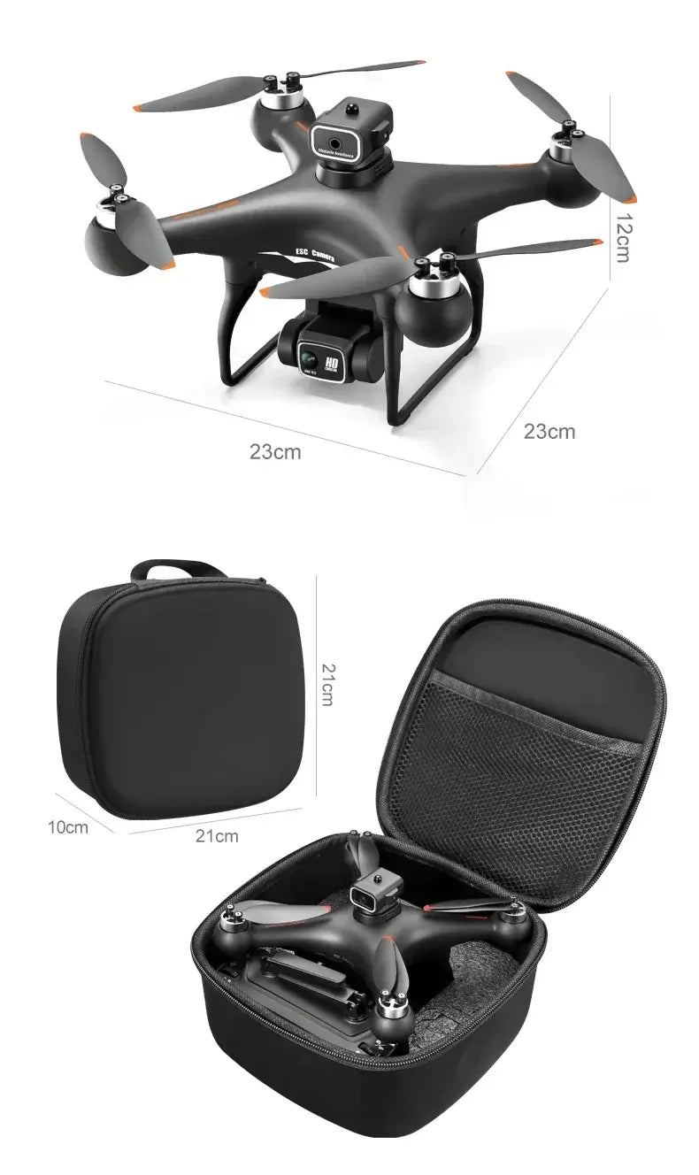 S116 MAX Drone Professional with 3 Batteries 8K Dual Camera Optical Sportsman Specialty Products