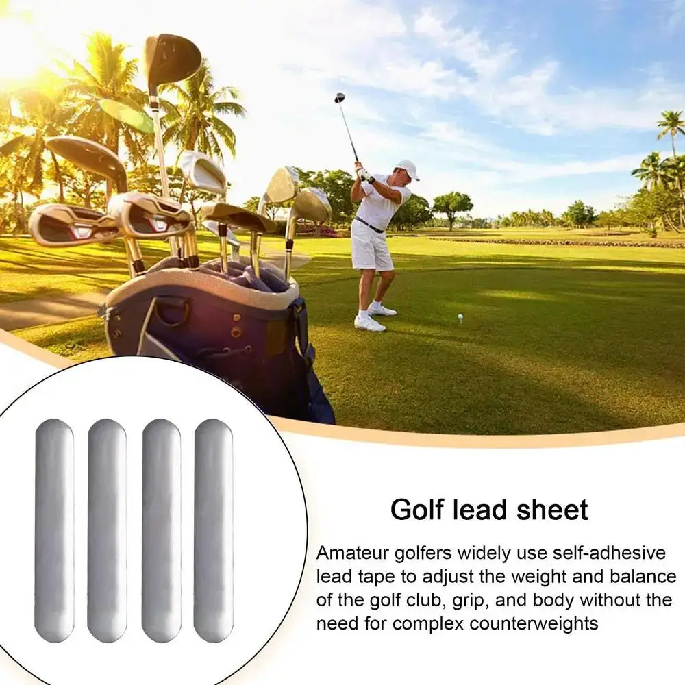 4pcs Golfer Adhesive Lead Tape Strips Add Swing Weight To Golf Club Sportsman Specialty Products
