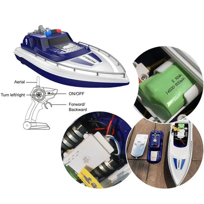 RTR Remote Control Boat H158 H160 Fire Rescue With Water Spray 20km/H Sportsman Specialty Products