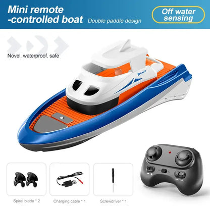 RC Boat Dual Motor Remote Control Speedboat Long Range Sportsman Specialty Products