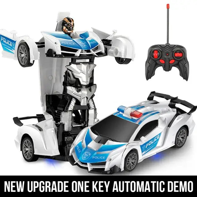RC Car 2 In 1 Transformation Robots Sports Vehicle Model