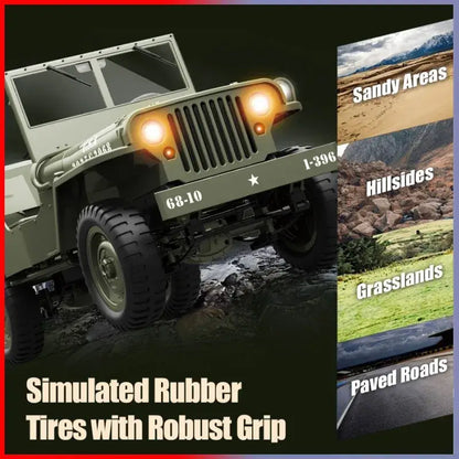 JJRC C8815 Rc Car 1941 JEEP WILLYS 2.4g 4wd RTR Crawler Sportsman Specialty Products