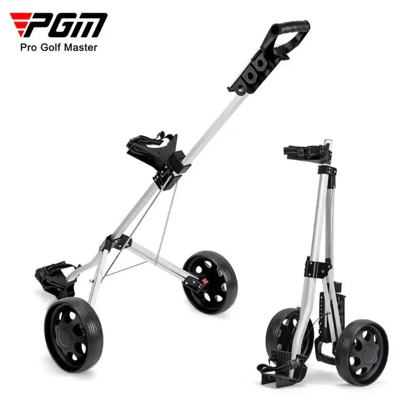 PGM Golf Trolley 2 Wheels Foldable Hand Push Pull Bag