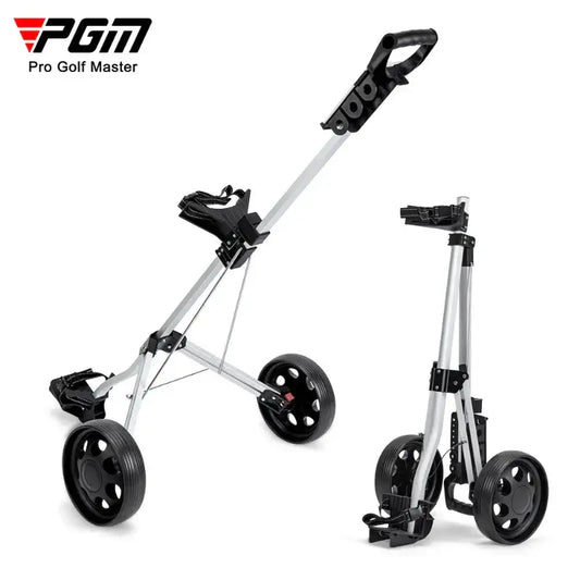 PGM Golf Trolley 2 Wheels Foldable Hand Push Pull Bag
