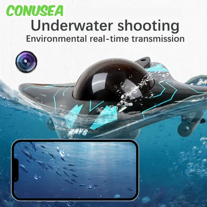 Rc Boat Submarine with Camera Underwater Sportsman Specialty Products