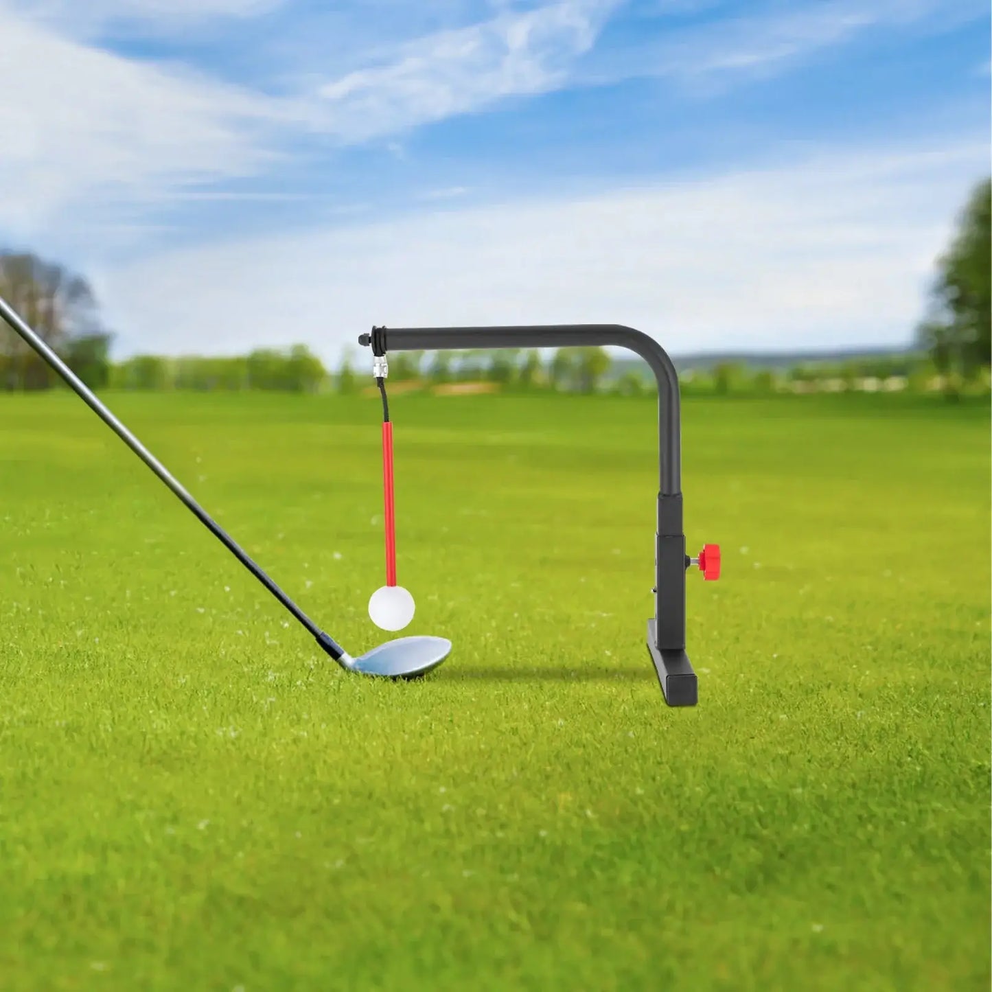 Outdoor Golf Hitting Swing Training Tool , Professional Golf Ball Chipping Practice