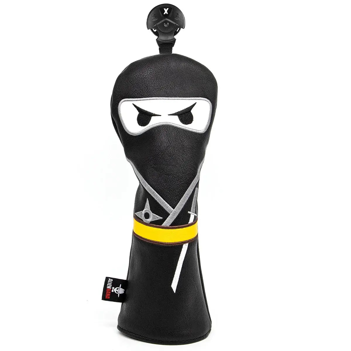 Aliennana Golf Club Headcover Set, Black Ninja Driver Head Cover Sportsman Specialty Products