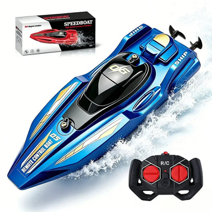 2Pcs RC Speed Boat Set Remote Control Racing Boat Dual Motor