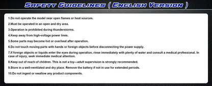 Safety guidelines for Lithium Battery RC Truck operation to ensure safe use and prevent accidents.