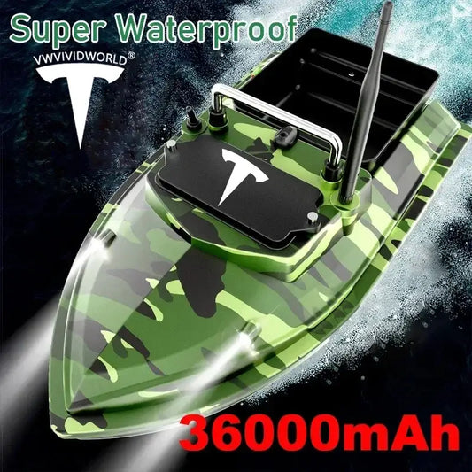 RC Fishing Bait Boat,2KG Load,500M Control, Low Battery ,VX Sportsman Specialty Products