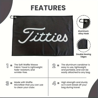 Funny Microfiber Premium Golf TowelSPECIFICATIONSBrand Name: NONEChoice: yesHigh-concerned chemical: NoneOrigin: Mainland China