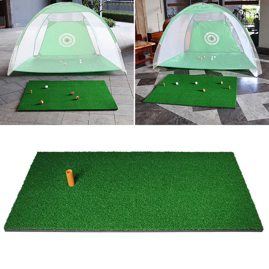 Golf Practice Pad 51X21cm Artificial Lawn Rubber Durable Golf Cage Grass Pad Sportsman Specialty Products