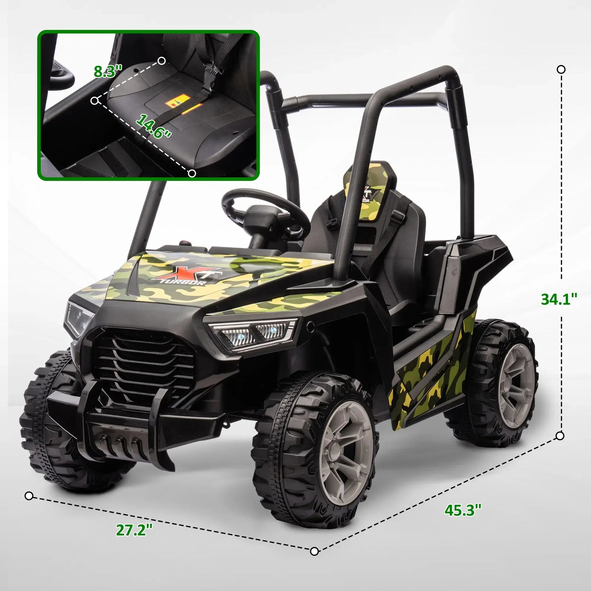 12V Kids Electric Car with Parent Remote Control, Spring Suspension Sportsman Specialty Products
