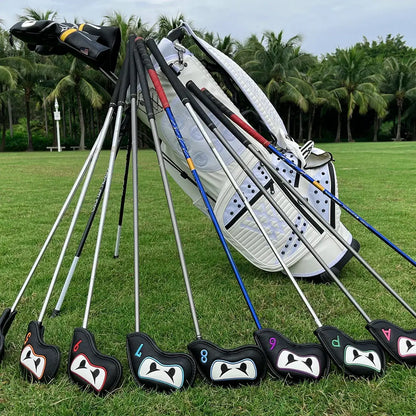 Aliennana Golf Club Headcover Set, Black Ninja Driver Head Cover Sportsman Specialty Products