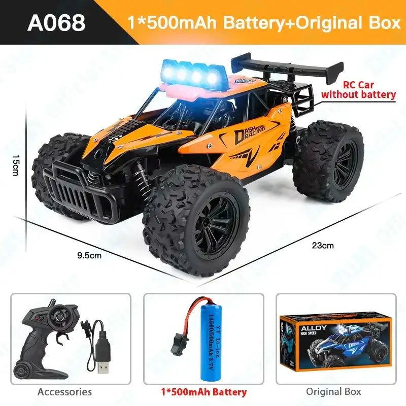 RC Car With LED Lights 2WD Off-road ZWN 1:16 Sportsman Specialty Products