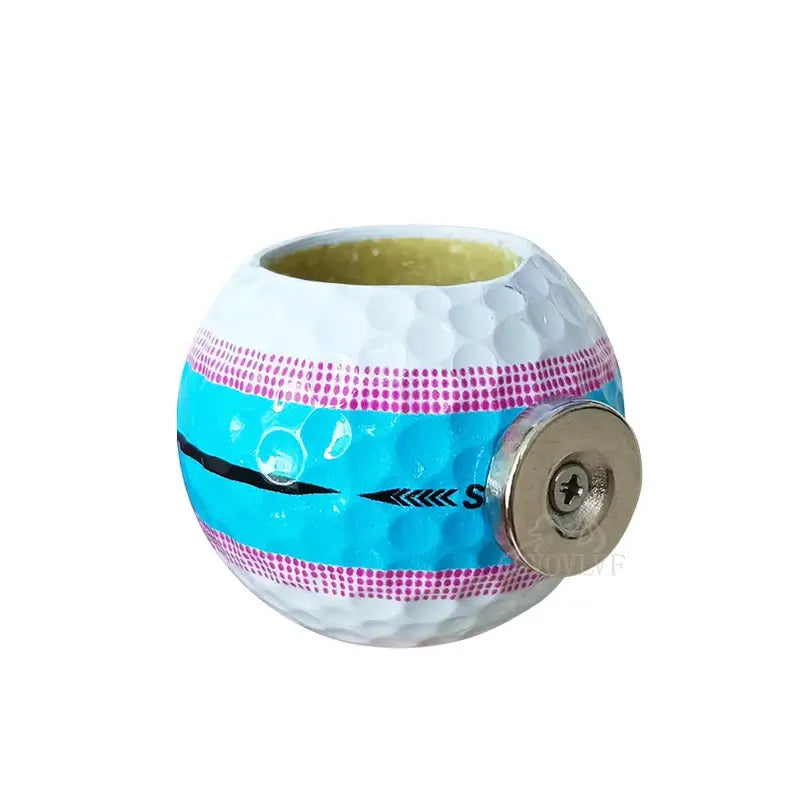Golf Ball Appearance Cigar Holder with Magnet