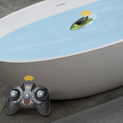 805 Mini RC Boat Radio Remote Controlled One-Button Shift Sportsman Specialty Products