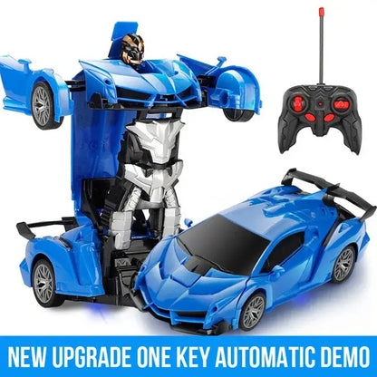 RC Car 2 In 1 Transformation Robots Sports Vehicle Model