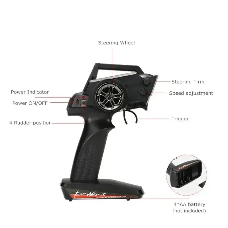 Remote-controlled Speedboat Wl912 Rc Boat 2.4ghz 35 Kilometers Sportsman Specialty Products