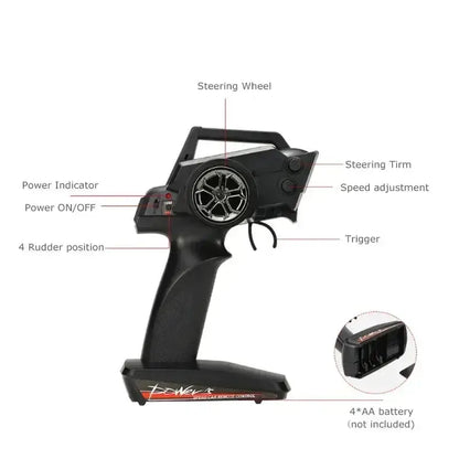 Remote-controlled Speedboat Wl912 Rc Boat 2.4ghz 35 Kilometers Sportsman Specialty Products