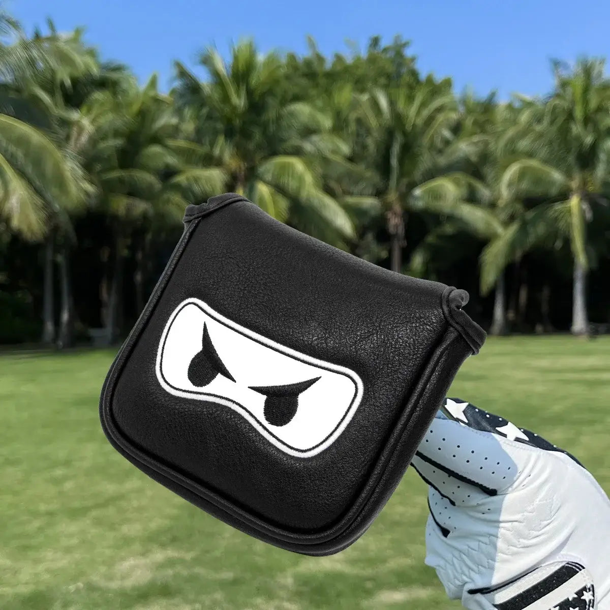Aliennana Golf Club Headcover Set, Black Ninja Driver Head Cover Sportsman Specialty Products