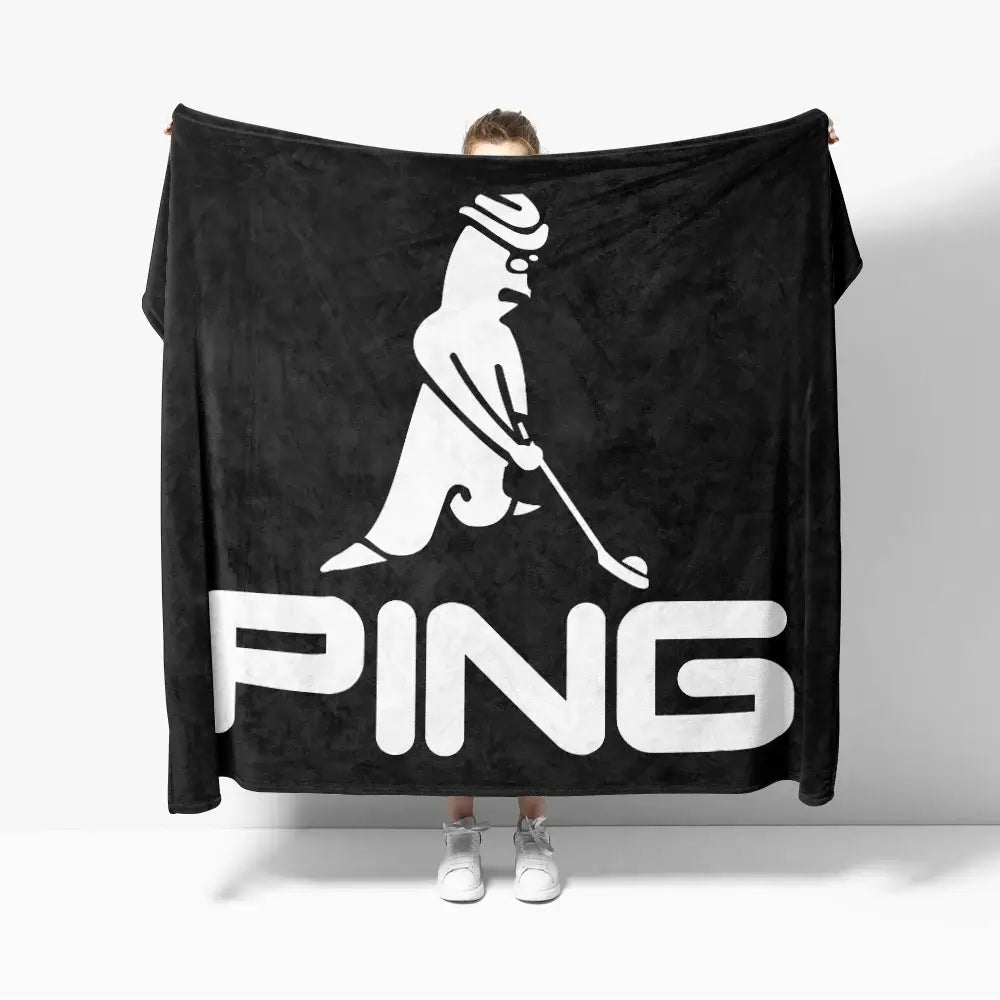 Golf Sport Flannel Blanket Pings Golfs Blanket for Sofa