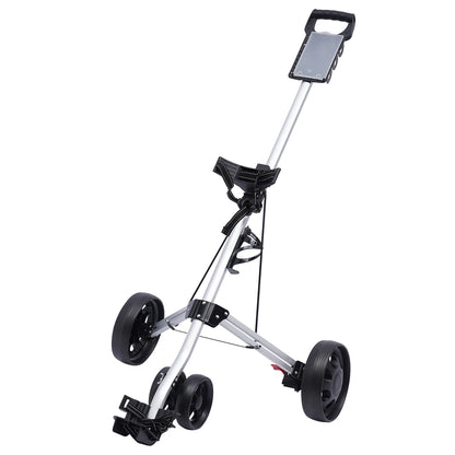 Sportsman Specialty Products Unisex Multi-functional 3-wheel Foldable Golf Push Cart Portable Lightweight