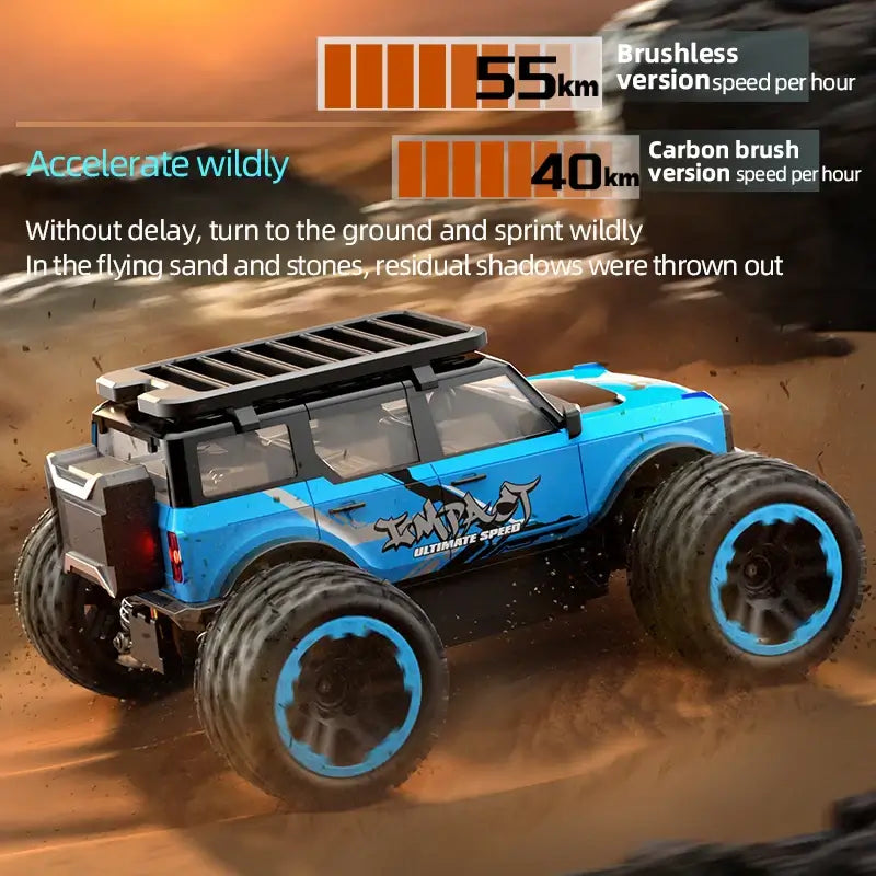 1:20 4WD RC Car 55KM/H With LED Professional Off-Road Racing Sportsman Specialty Products