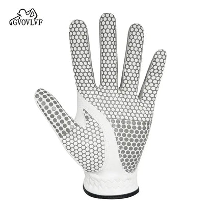Golf glove Genuine Sheepskin Leather for Men - White# Golf Glove – Genuine Sheepskin Leather for Men Engineered for serious golfers, this premium men's golf glove features genuine sheepskin leather construction that delivers superior grip and tactile feed