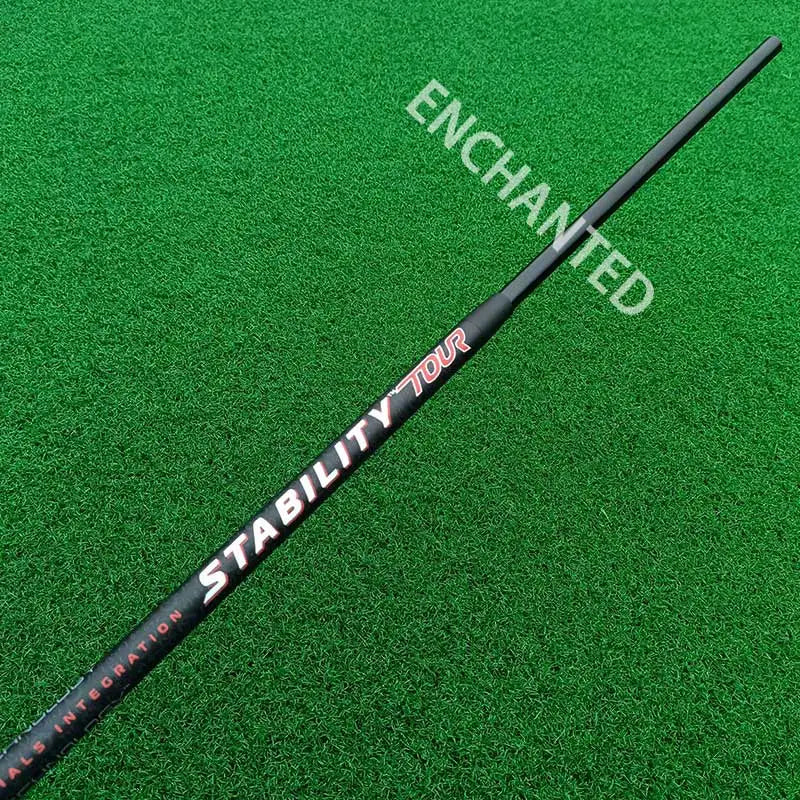Golf Putters Shaft Adapter showcasing Stability Tour carbon steel shaft on green turf.