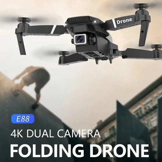 Professional Drone E88 4K Wide-Angle HD 1080P Camera WiFi FPV Sportsman Specialty Products
