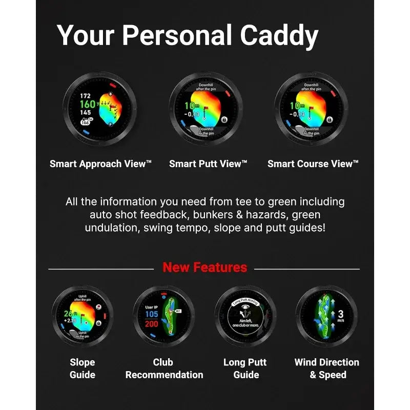 T11 PRO Golf GPS Watch Smart Golf Watch with GPS & Golf Swing Sportsman Specialty Products