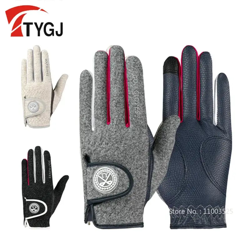 Winter Windproof Warm Golf Gloves for Women Golf Mittens# Winter Windproof Warm Golf Gloves for Women Engineered for cold-weather performance on the course, these women's golf gloves combine windproof protection with thermal insulation to maintain grip an
