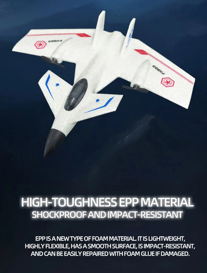 F-35 Fighter Jet EPP Material With Gyroscope showcasing high-toughness EPP material that is shockproof and impact-resistant.