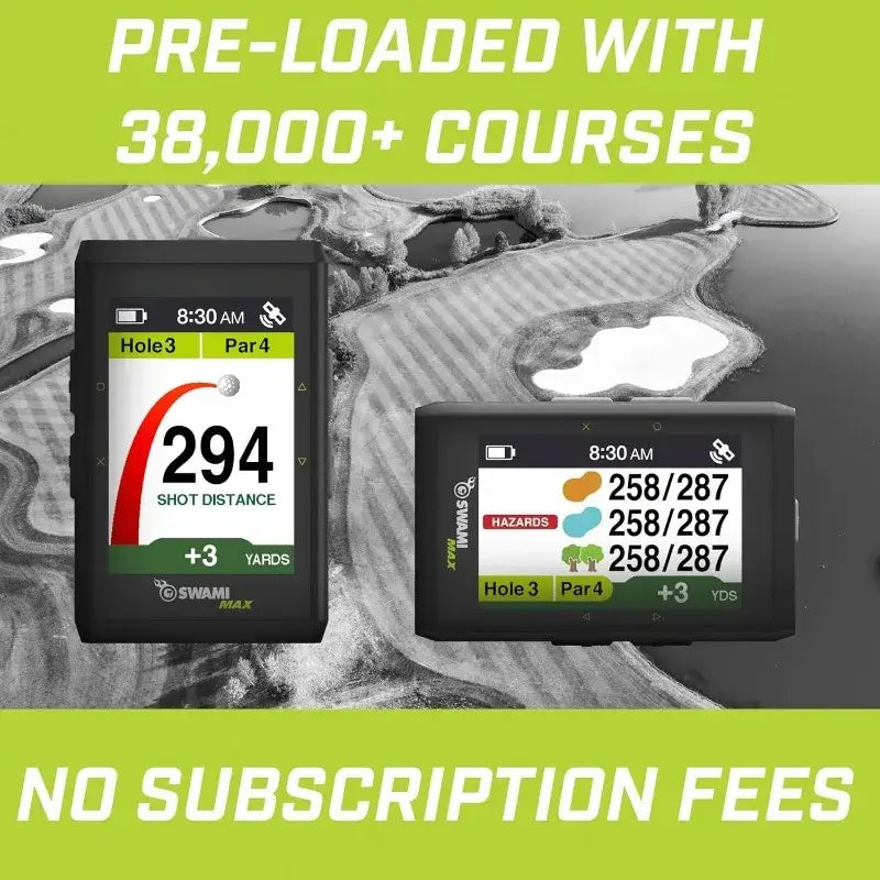 Golf Swami Max Handheld GPS Unit - Rangefinder Golf GPS Sportsman Specialty Products
