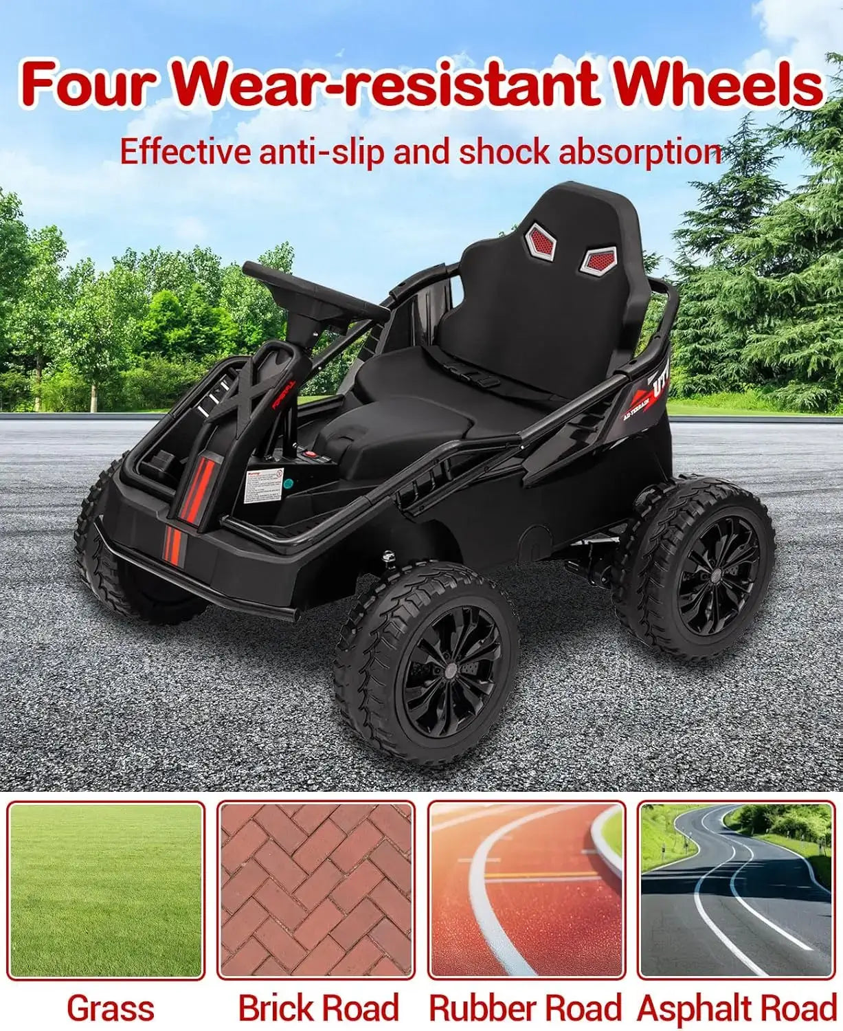 24V Ride On Truck Car, Electric Utv Car with Remote Control Sportsman Specialty Products