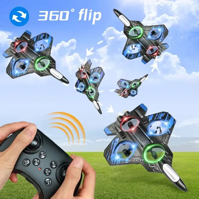 L101 RC Foam Airplane Glider Flying 2.4G With LED Lights