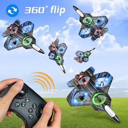 L101 RC Foam Airplane Glider Flying 2.4G With LED Lights