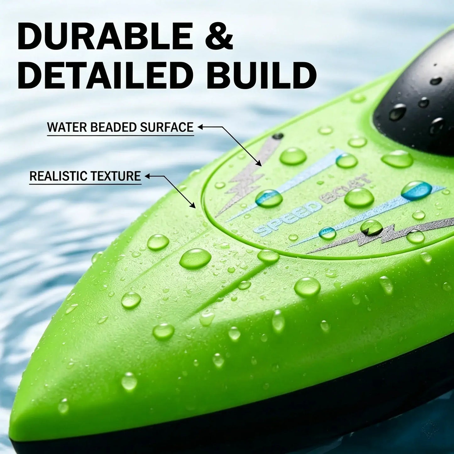 2 Pack Remote Control Boat 2.4GHz Dual Motor RC Speedboat