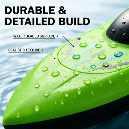 2 Pack Remote Control Boat 2.4GHz Dual Motor RC Speedboat