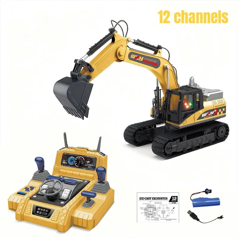 Excavator Alloy Children's Engineering Vehicle Sportsman Specialty Products