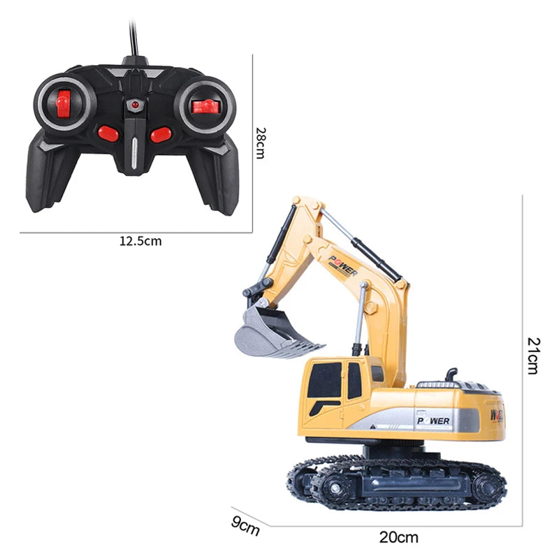 RC Excavator 2.4Ghz 6 Channel 1:24 RC Engineering